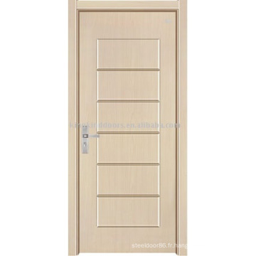 Porte en bois en acier haute qualité (JKD-7555) porte intérieure en acier de dessus en porcelaine